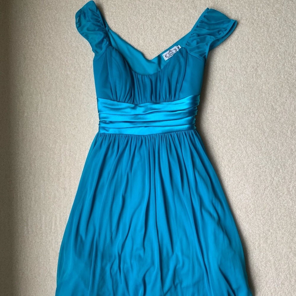 Blue Sweetheart Dress
